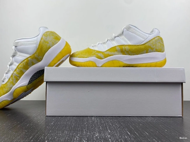Bmlin shoes AH7860- Retro Snakeskin 11 Attractive Jordan Low Yellow 4097 1013